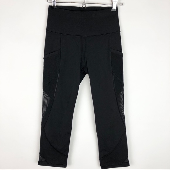 Lululemon Fast As Light Crop Black Full-On® Luxtreme 4 - Picture 10 of 13